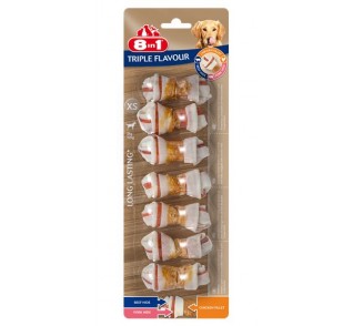 8in 1 Triple Flavour Bone XS 8in 1 Triple Flavour Bone XS