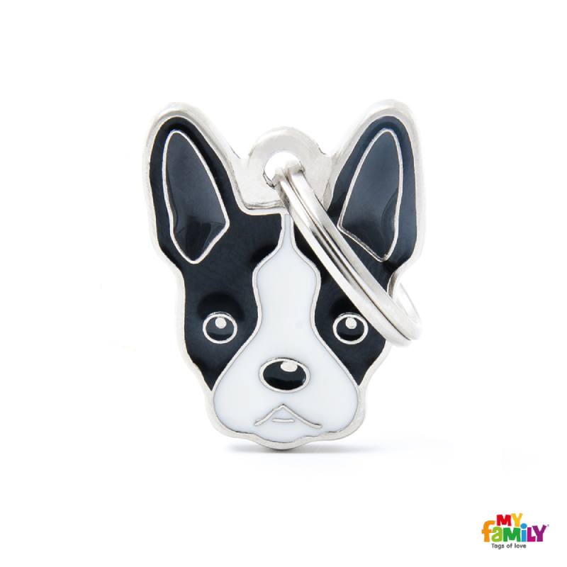Ταυτότητα Friends Boston Terrier Μαύρο - Λευκό onesize