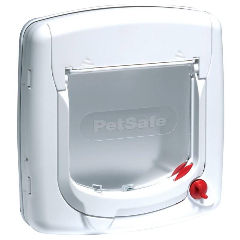 Petsafe πόρτα γάτας 4 δρόμων λευκή 150mm (πλάτος ώμων) 