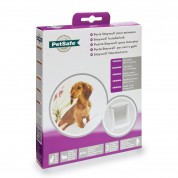 Petsafe πόρτα απλή μικρή λευκή 147mm (πλάτος ώμων) 19x16cm