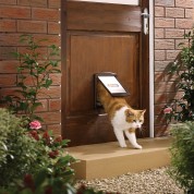 Petsafe πόρτα απλή μικρή καφέ 147mm (πλάτος ώμων) 19x16cm