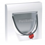 Petsafe πόρτα γάτας 4 δρόμων λευκή 162mm (πλάτος ώμων) 17x17cm