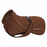 RukkaPets COMFY KNIT JACKET BROWN