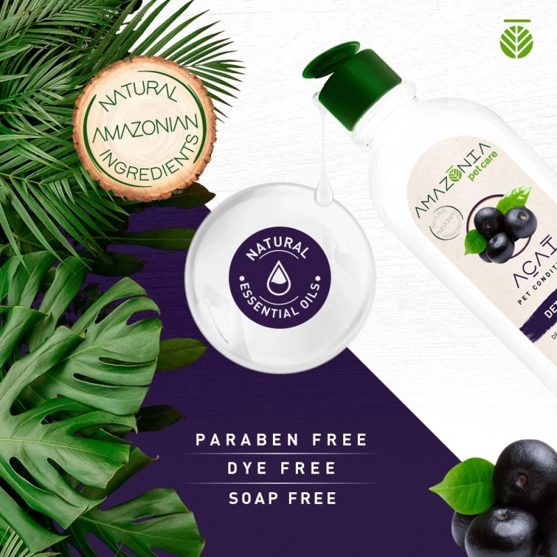 Amazonia Pet Care Μαλακτική λοσιόν Açaí Μούρο 500ml
