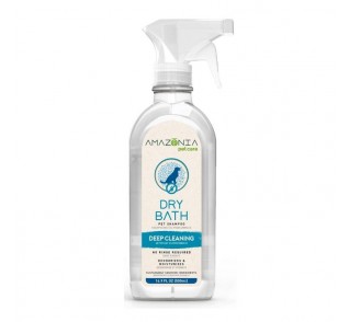 Amazonia Pet Care Dry Bath Vegan Σαμπουάν στεγνού καθαρισμού 500ml