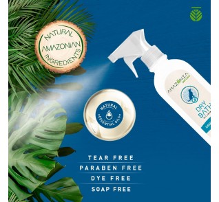 Amazonia Pet Care Dry Bath Vegan Σαμπουάν στεγνού καθαρισμού 500ml