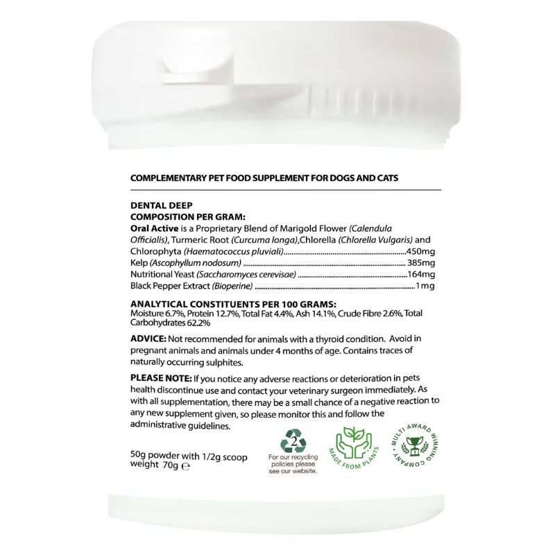 Broadreach Nature Dental Deep για σκύλους γάτες κουτάβια και γατάκια 50gr