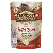 Carnilove® Pouches Wild Boar enriched with Chamomile 85 gr.