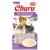 Inaba Churu Chicken with Shrimp Flavor 4 tubes