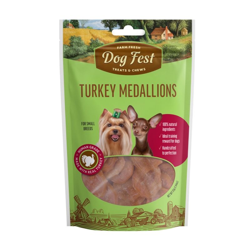 Turkey Medallions (Small Breed) 55gr