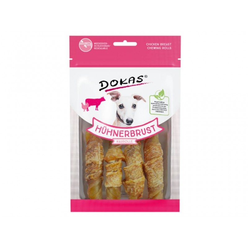 Dokas Chicken Breast Chewing Rolls 90g