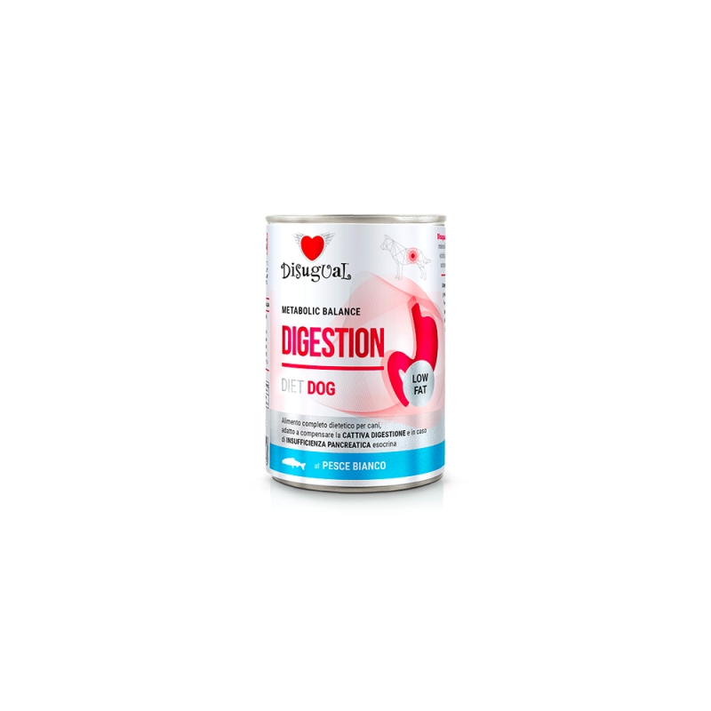 Disugual Diet Dog Digestion Με Λευκά ψάρια 400gr