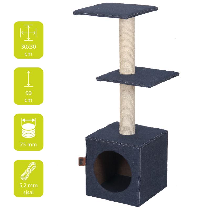 Scratching tree classic palazzo denim 