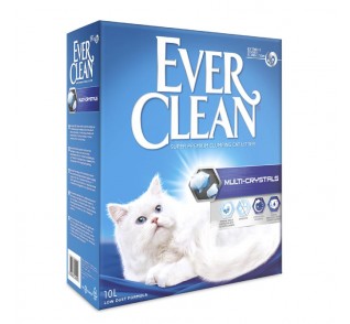 Ever Clean® Multi Crystals Clumping Cat Litter, 10lt, Χωρίς Αρωμα Multi Crystal 10L