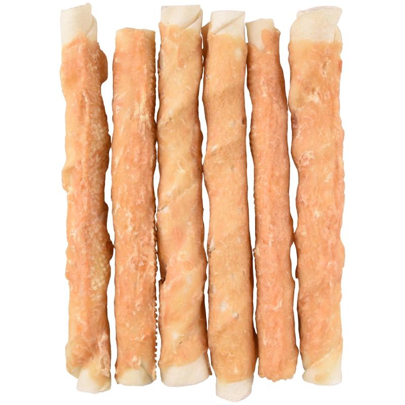 FLAMINGO R'HIDE CHICKEN WRAPPED STICK 15CM 6PCS 180GR