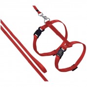 Flamingo CAT HARNESS+LEASH RED 110CM