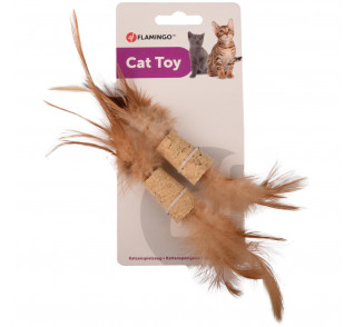 Flamingo ROLLER BUSE CORK + 2 FEATHERS 27εκ