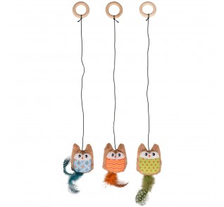 Flamingo KIRK OWL ON A ROPE ASSORTMENT