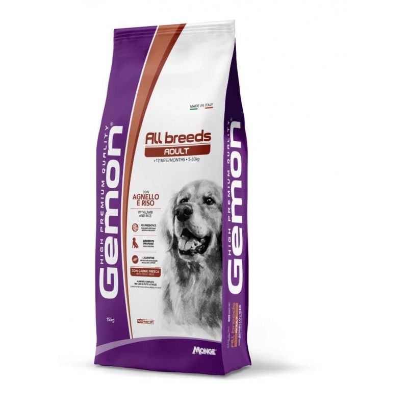 Gemon Medium Adult with Lamb and Rice 15kg 