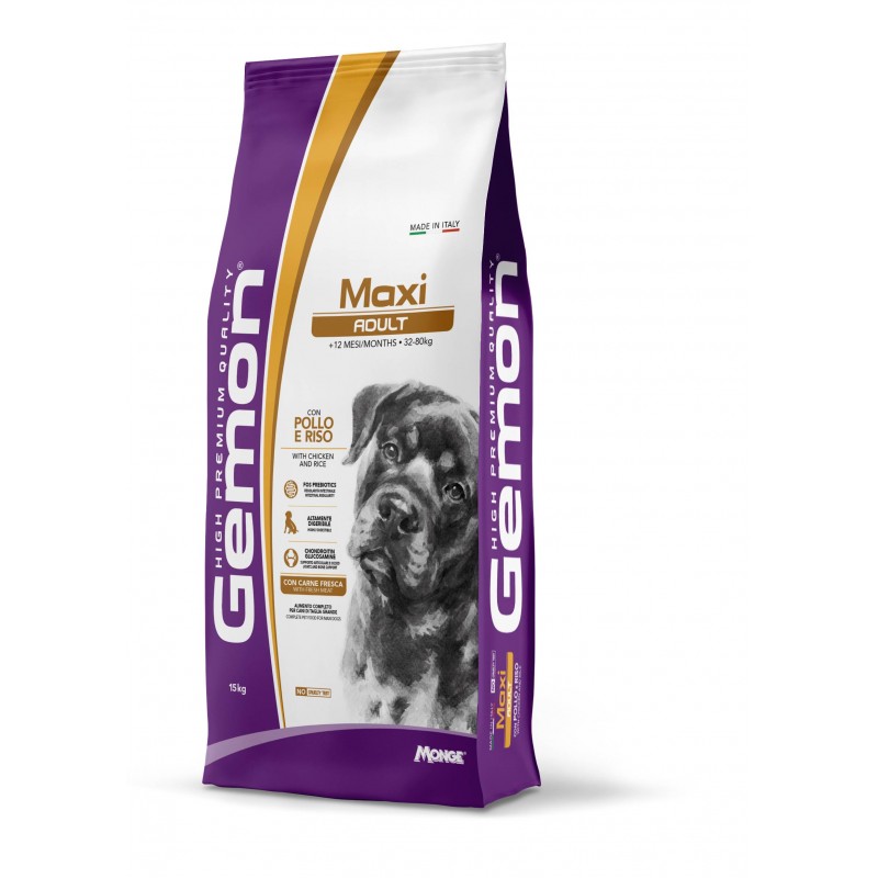 Gemon Maxi Adult with Chicken and Rice 15kg 