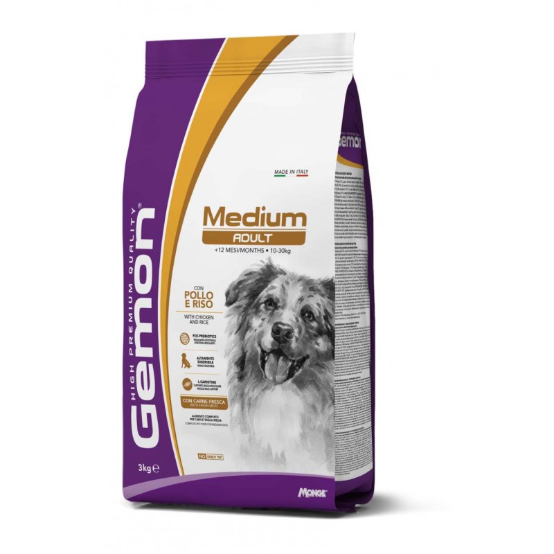 Gemon Medium Adult with Chicken 3Kg 