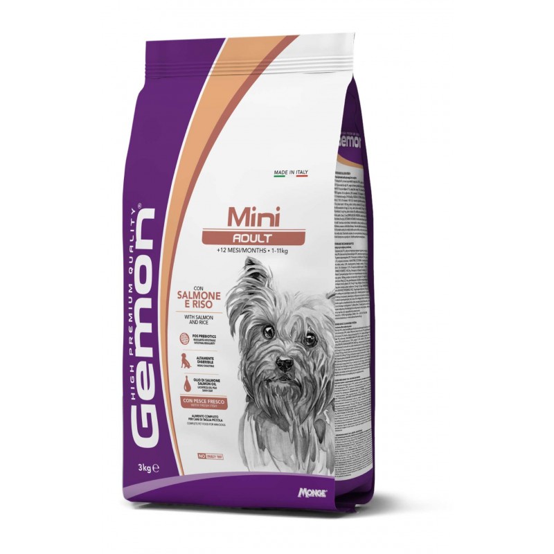 Gemon Mini Adult with Salmon and Rice 3Kg 