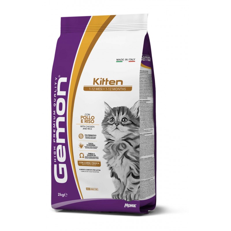 Gemon Cat Kitten Chicken & Rice 2kg