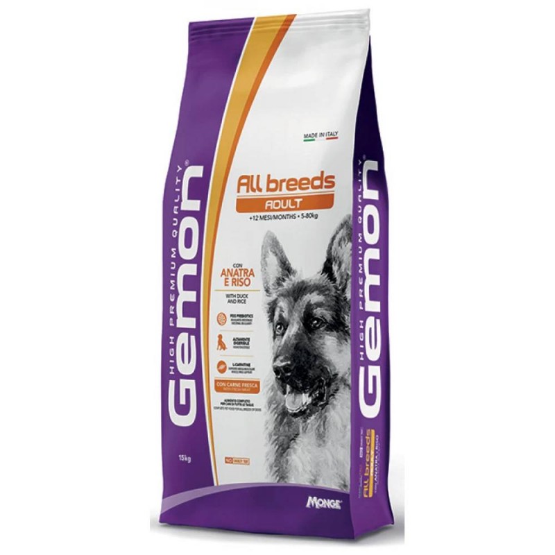 Gemon All Breeds Adult Duck & Rice 15kg 