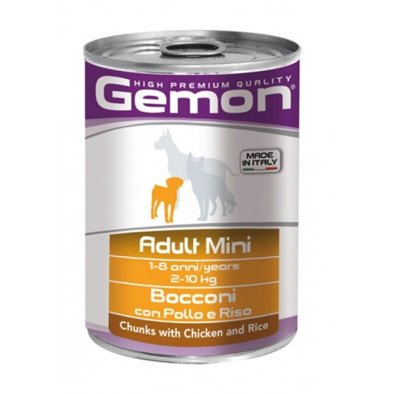 Gemon Chunks with Chicken and Rice – Adult Mini 415g 