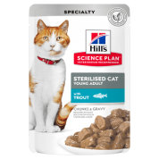 Hill's Science plan Sterilised Cat Young Adult Trout 85g