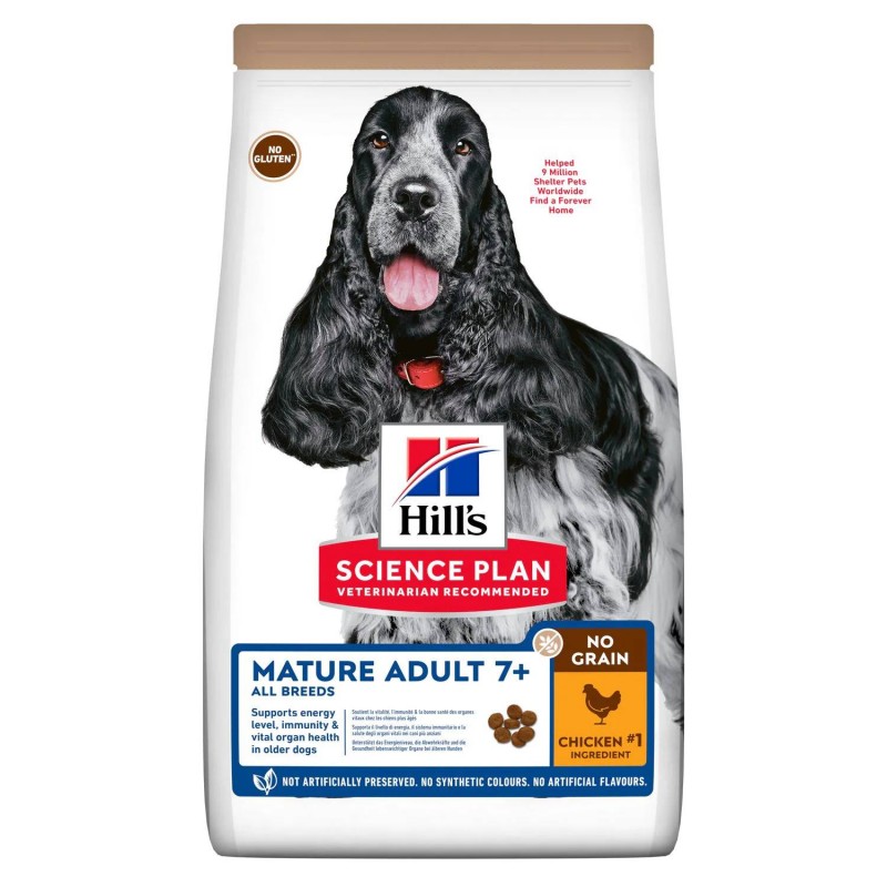 Hills Mature Adult No Grain Medium Chicken 2.5kg