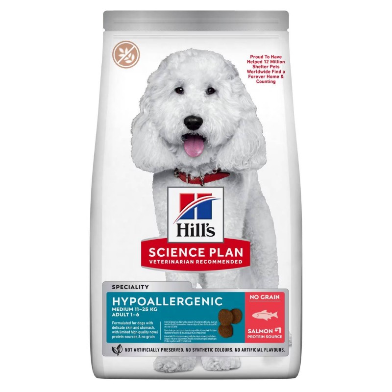 Hill's Adult Dog Medium Hypoallergenic Salmon 2.5kg