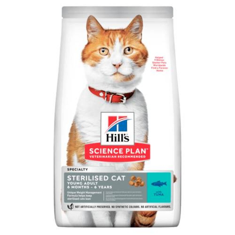 Hill's Science plan Sterilised Cat Young Adult Tono 1.5kg