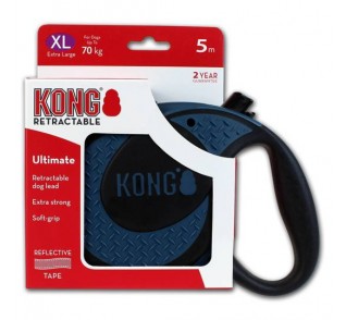 Kong Retractable Leash Ultimate Blue XL