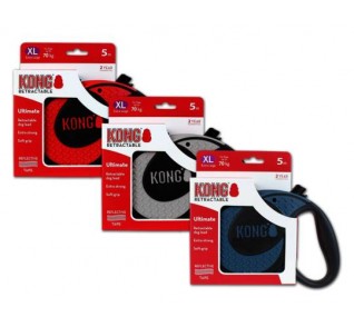 Kong Retractable Leash Ultimate Blue XL
