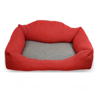 Κρεβάτι Σκύλου και Γάτας Madpet Deluxe Κεραμιδί Γκρι με Fleece
