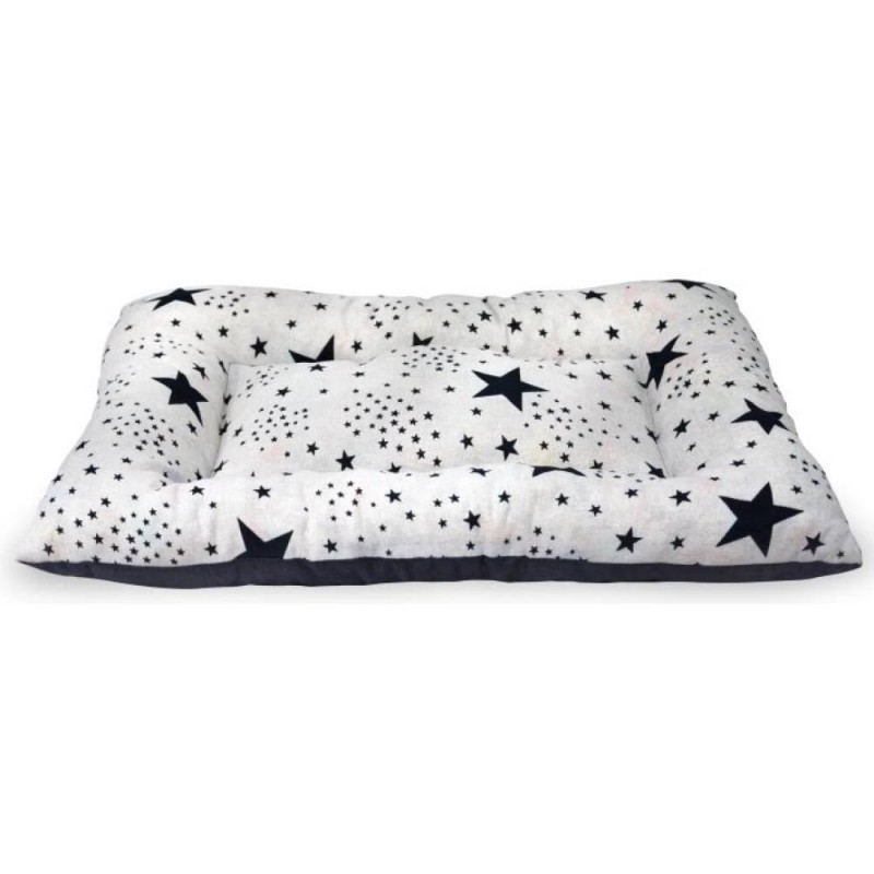 Στρώμα Σκύλου και Γάτας Madpet King Naira Λευκό με Αστέρια Small