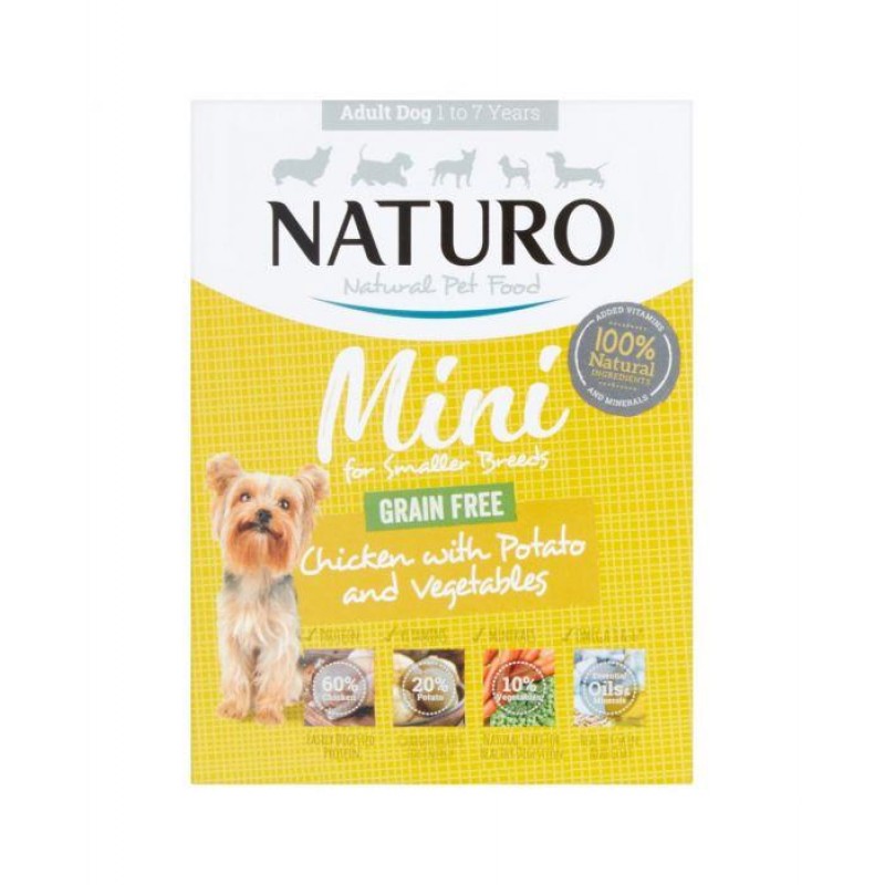 NATURO Adult Mini Dog Chicken with Potato & Vegetables 150g