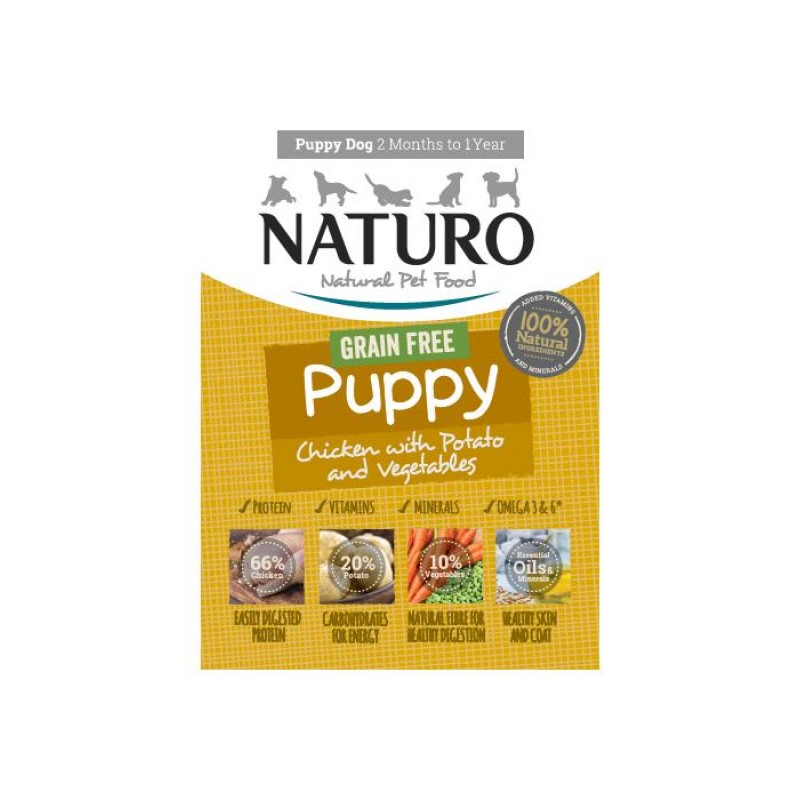 NATURO Puppy Grain Free Chicken & Potato with Vegetables 150g