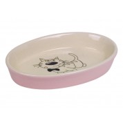 Nobby Cat ceramic dish oval