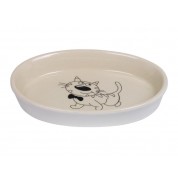 Nobby Cat ceramic dish oval