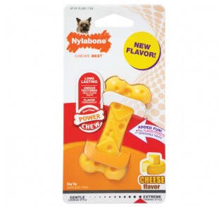 Nylabone Cheese Extreme Texture Cheese Bone - Small