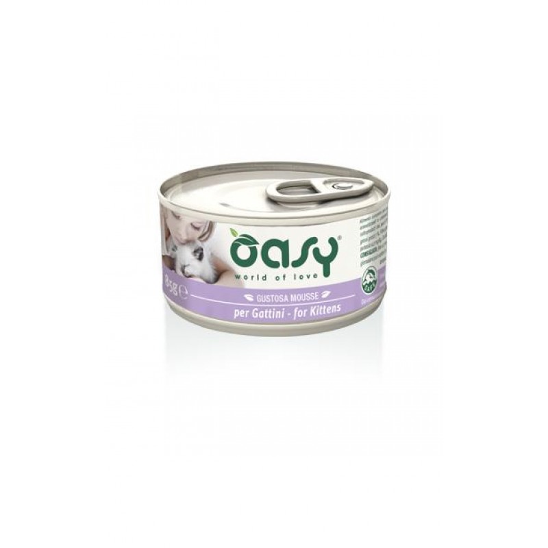 Oasy Gustosa mousse for kittens 85gr