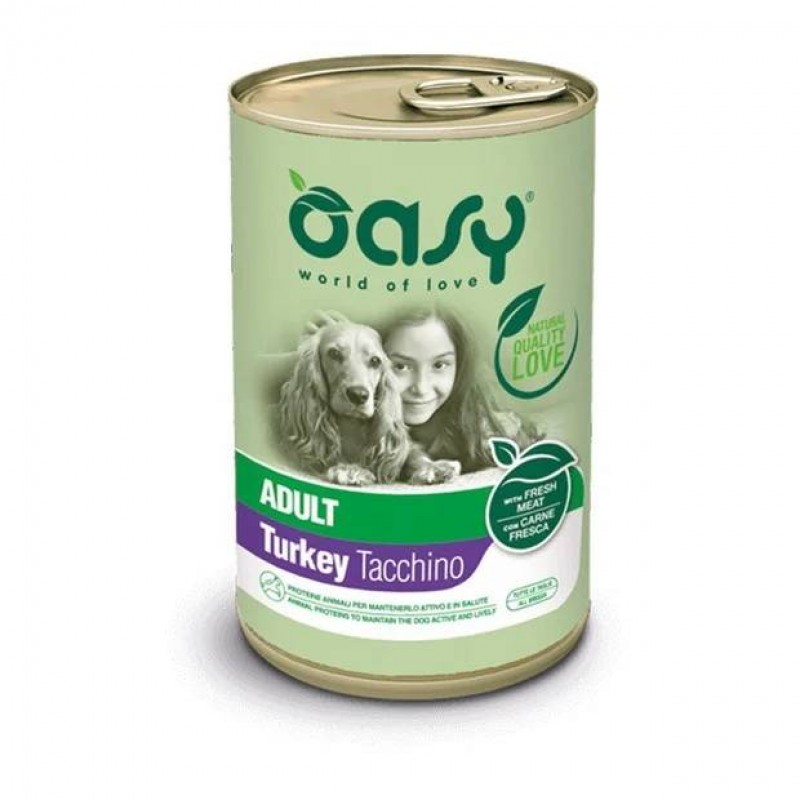 Oasy Lifestage Adult Pate Γαλοπούλα 400g