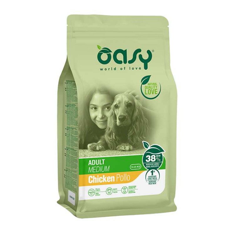 OASY Adult Medium Chicken 12kg