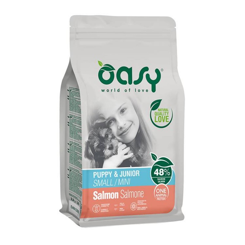 OASY OAP SMALL/MINI PUPPY & JUNIOR SALMON 2.5kg