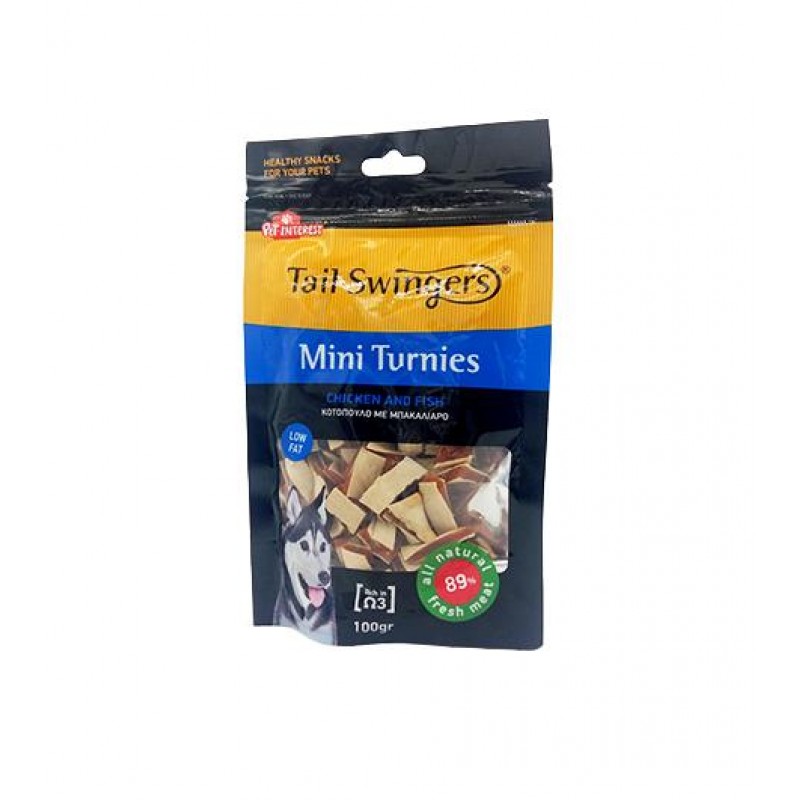 Tail Swingers mini turnies chicken with fish