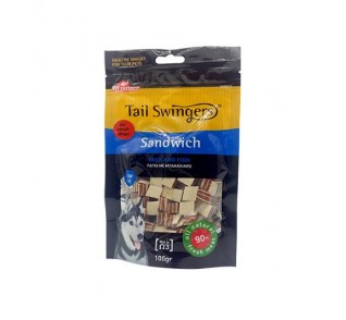 Tail Swingers sandwich with duck and fish small