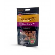 Tail Swingers meatballs with chicken and rice