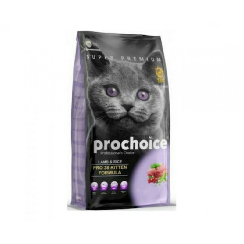 Prochoice Pro 38 Kitten Lamb 15kg